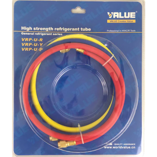 Value VRP-U-R/B/Y Gaz Hortumu 150cm (R1234YF)